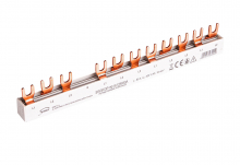 SZYNA PRĄDOWA ŁĄCZENIOWA - WIDEŁKOWA SW3F 16 12M80A 3 - FAZOWA 80A 12 MODUŁÓW PRZEKRÓJ 16 MM 3P+N - 81994206 - SIMET
