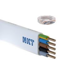 PRZEWÓD INSTALACYJNY YDYP 5X4 750V BIAŁY nkt instal  - 172153020C0100 - KP NKT S.A.
