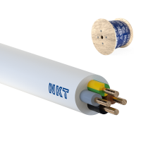 PRZEWÓD INSTALACYJNY YDY 4X1,5 750V BIAŁY BĘBEN 1000MB - 172171010D1000 - KP NKT S.A.