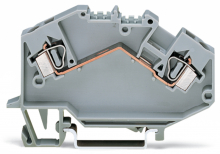 ZŁĄCZKA 2-PRZEWODOWA 4 MM2 SZARA TOPJOB - 781-601 - WAGO