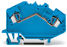 ZŁĄCZKA 2-PRZEWODOWA 4 MM2 NIEBIESKA TOPJOB  - 781-604 - WAGO