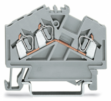 ZŁĄCZKA 3-PRZEWODOWA 2,5 MM2 SZARA. - 280-641 - WAGO