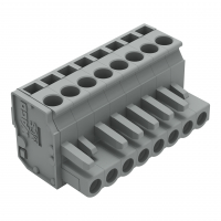 KĄTOWY WTYK SPRĘŻYNOWY RASTER 5 MM 8-TOROWY. - 232-208/026-000 - WAGO