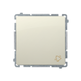 PRZYCISK DZWONEK KREMOWY BASIC - BMD1.01/12 - KONTAKT SIMON