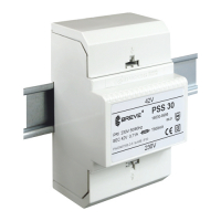 TRANSFORMATOR JEDNOFAZOWY IP30 NA SZYNĘ TH35 W OBUDOWIE MODUŁOWEJ Z ZABEZPIECZENIEM PSS 30VA 230/24V - 16024-9997 - BREVE