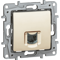 GNIAZDO 1XRJ45 KAT. 6 STP KREMOWE NILOE - 664875 - LEGRAND