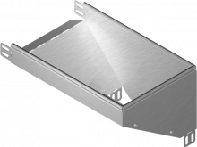 Kolanko redukcyjne prawe KRPBJ300H50 1,00 mm - 155103 - BAKS