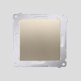 ŁĄCZNIK POJEDYNCZY ZACISKI AUTOMATYCZNE 10AX 250V ZŁOTY MAT SIMON 54 - DW1.01/44 - KONTAKT SIMON