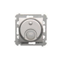 Łącznik z czujnikiem ruchu z przekaźnikiem (moduł) 8(2) A, 230V~; srebrny mat *Wymagana instalacja 3-przewodowa - DCR10P.01/43 - KONTAKT SIMON
