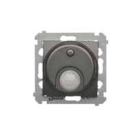 Łącznik z czujnikiem ruchu z przekaźnikiem (moduł) 8(2) A, 230V~; antracyt   *Wymagana instalacja 3-przewodowa - DCR10P.01/48 - KONTAKT SIMON