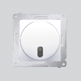 Dzwonek elektroniczny (moduł) 8–12 V~; biały - DDT1.01/11 - KONTAKT SIMON