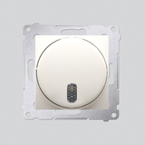 Dzwonek elektroniczny (moduł) 8&ndash;12 V~; kremowy - DDT1.01/41 - KONTAKT SIMON