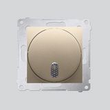 Dzwonek elektroniczny (moduł) 8&ndash;12 V~; złoty mat - DDT1.01/44 - KONTAKT SIMON