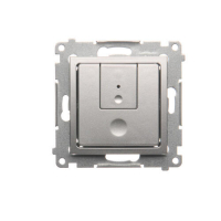 Ściemniacz dwuprzyciskowy (moduł) 40–500 W (300 VA); srebrny mat - D75310.01/43 - KONTAKT SIMON