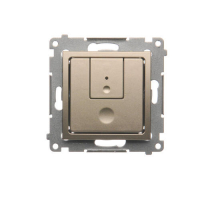Ściemniacz dwuprzyciskowy (moduł) 40–500 W (300 VA); złoty mat - D75310.01/44 - KONTAKT SIMON